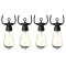10 LED Connectable Festoon Lights with Warm White Bulbs