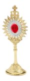 Golden Plated Reliquary H 18 cm