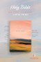 NLT Large Print Slimline Reference Bible (Hardcover, Pink Landscape, Red Letter)