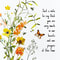 Orange Butterfly Greetings Card