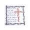 Prayer Cloth Cross/Thorns 1 Peter 2:24 Pack of 6