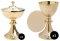 Gold Plated Chalice (H 20 cm), Ciborium (H 23 cm) & Paten
