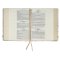 Cream Floral Faux Leather KJV Note-taking Bible - Psalm 91:4