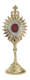 Golden Plated Reliquary H 18 cm