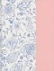 RVR 1960 Biblia De Apuntes, Rosa/ Azul Floral, Símil Piel
