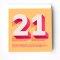 21st birthday card with bible verse on cover