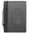 Trust in the Lord Black and Gray Faux Leather Fashion Bible Cover - Proverbs 3:5