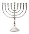 Nickel Plated Chanuka H 32 cm