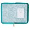 KJV Bible Compact Faux Leather, Teal w/zipper