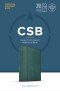 CSB Large Print Compact Reference Bible, Easy-to-Read Optimal Type, Digital Study Edition, Teal LeatherTouch