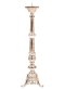 Nickel Plated Altar Candle Stand H 85 cm (silver colour)