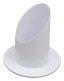 White Candle Holder D 5 cm