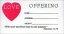 Offering Envelope: Love Offering - Bill-Sized (Package of 100):