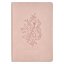 Pink Floral Faux Leather Large Print Thinline King James Version Bible with Thumb Index