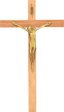 14 1/2" Hanging Wood Crucifix
