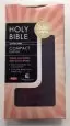 NKJV Compact, Bible, Bonded Leather, Red Letter, Gilt Edge, Ribbon Marker