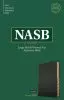 NASB Large Print Personal Size Reference Bible, Black Genuine Leather, Indexed