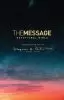 The Message Bible Devotional Bible, Blue, Hardback, Paraphrase, Scriptural Insights, Contemplative Readings, Book Introductions, Reflection Questions, Articles