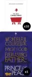 Wonderful Counsellor Charity Christmas Cards Pack of 10 & This is Christmas Tracts Pack of 10 bundle