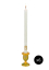 Stable Advent Candle (White with gold print) - Pack of 6