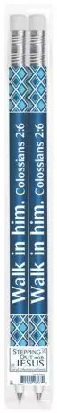 Stepping Out with Jesus Mechanical Pencils Pack of 2