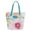 Tote Bag Canvas Pink Daisies Embrace