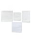 Set of 4 Linen with White Cross