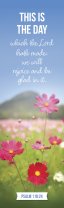 Inspirational Bookmark: The Day (Package of 25)