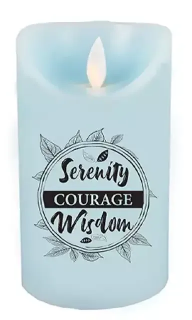 LED Candle - Serenity (Scented Wax with Timer)