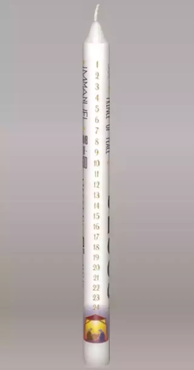 25cm Names of Jesus Advent Candle - Single