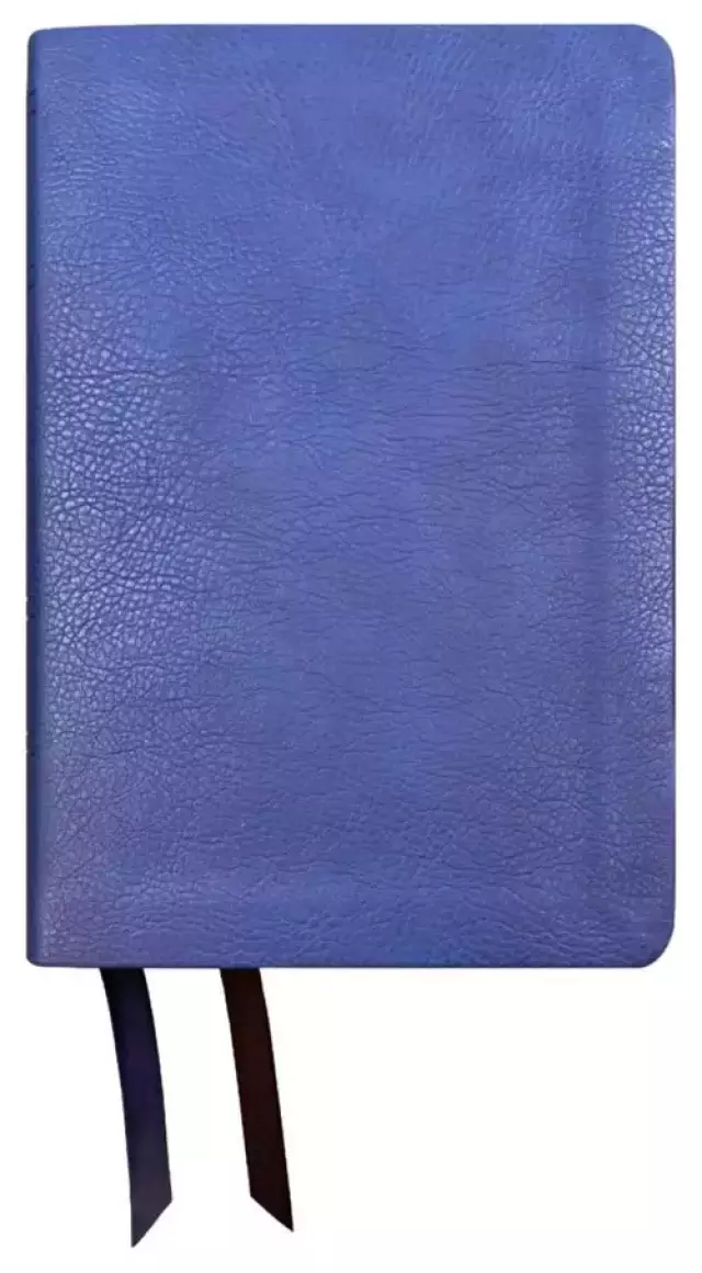 NASB 1995 Large Print Compact Bible, Blue, Leathertex