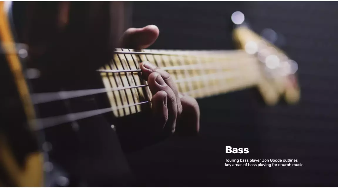 Playing the Bass