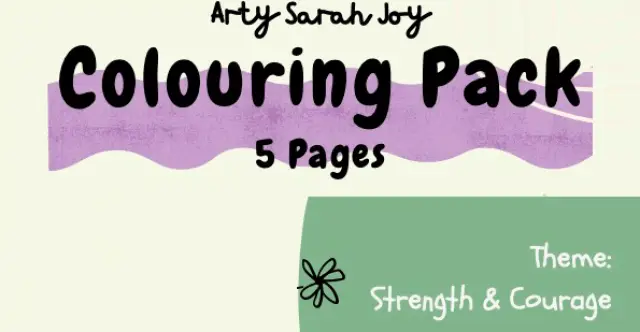 Colouring pack Strength and Courage PDF download