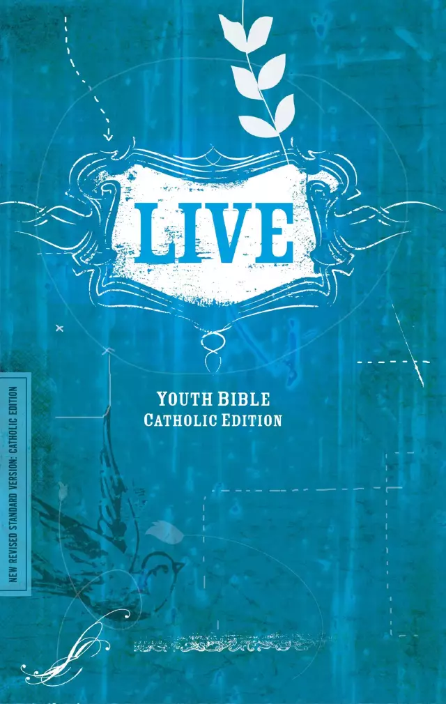 NRSV Live Youth Bible Catholic Edition Paperback Blue