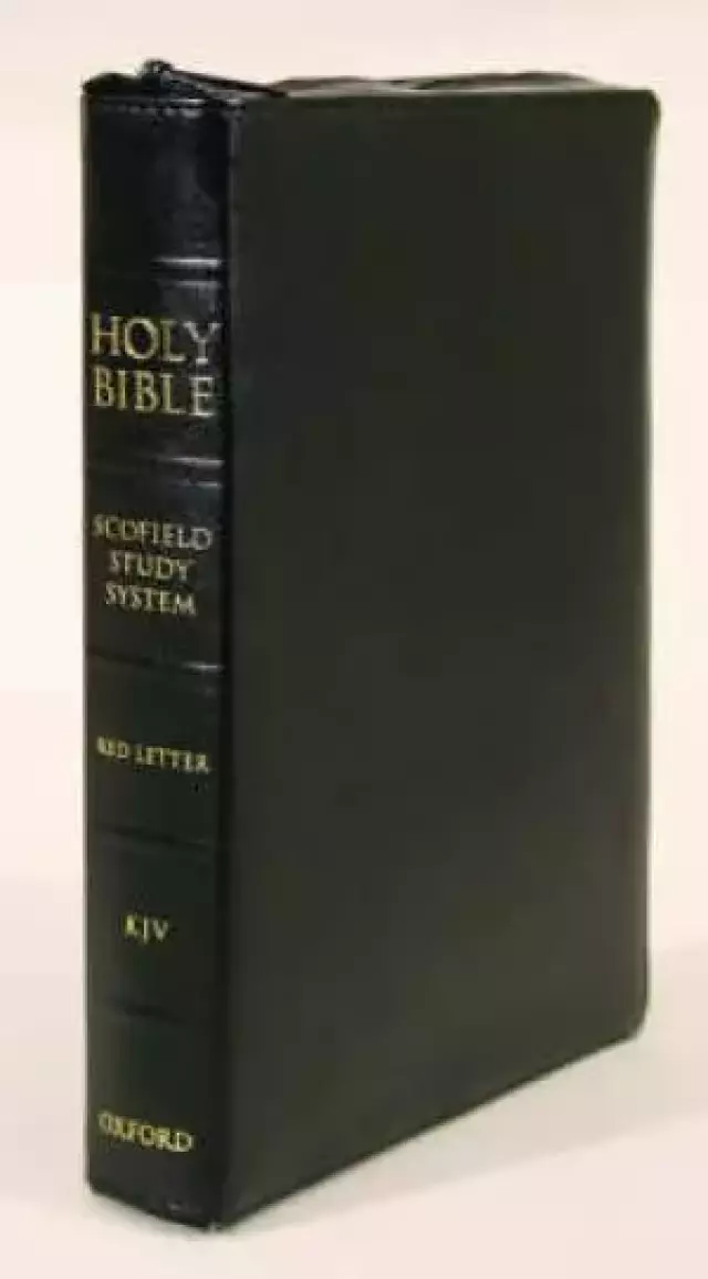 KJV Scofield Study Bible III, Black, with zip