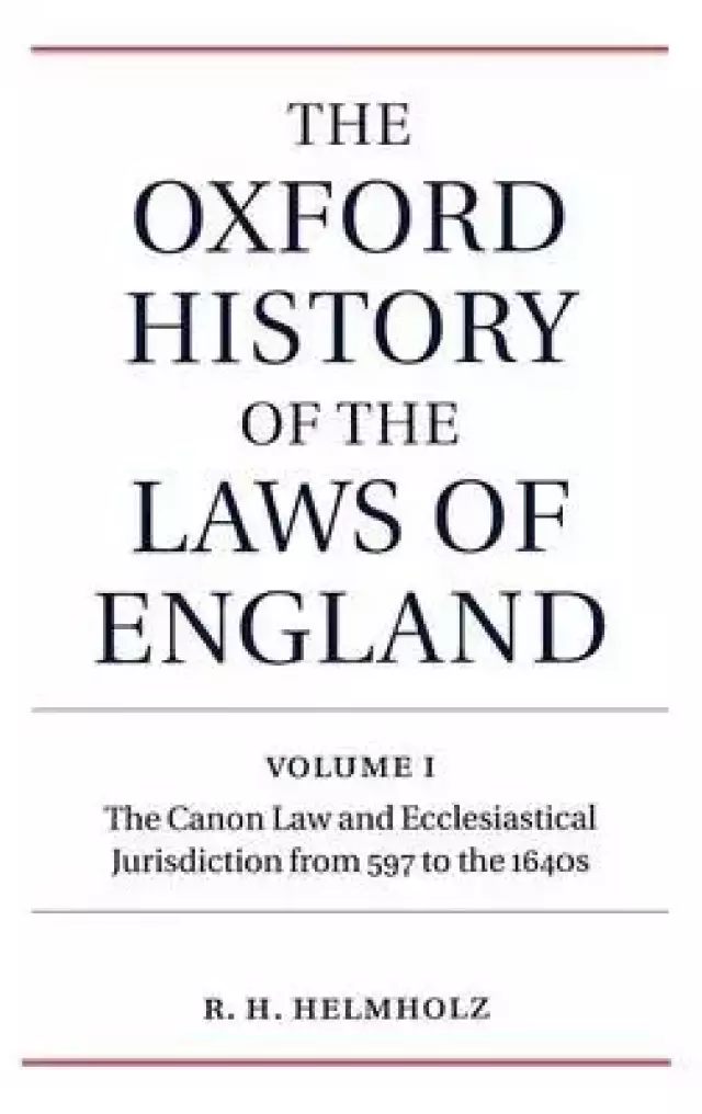 The Oxford History of the Laws of England