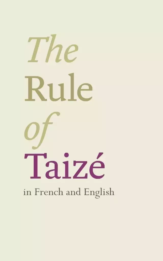Rule of Taizé