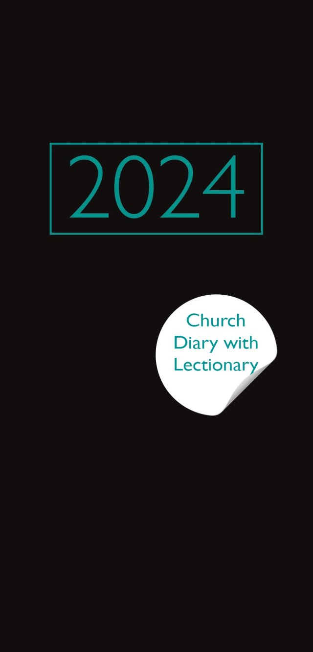Church Pocket Book and Diary 2024 Black with Lectionary Free Delivery