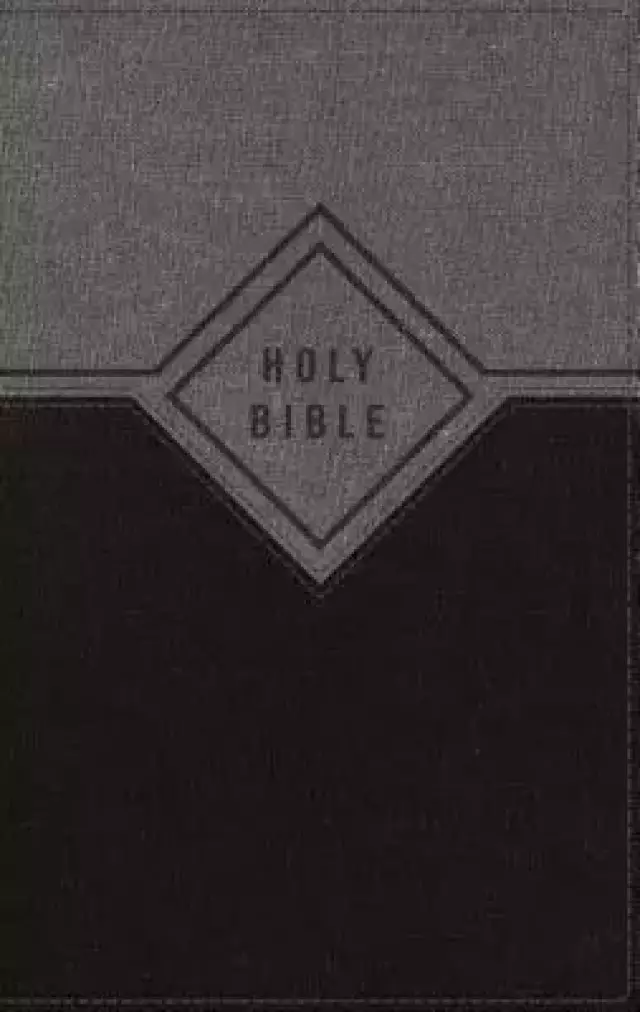 NIV Premium Gift Bible, Leathersoft, Black/Gray, Red Letter Edition, Comfort Print
