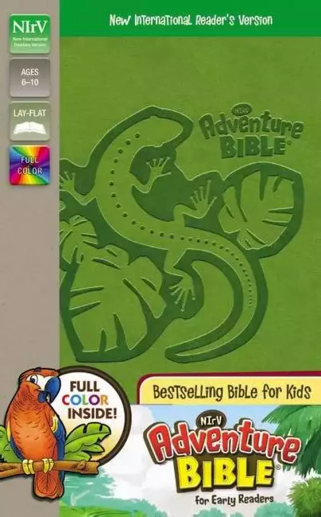 NIrV, Adventure Bible for Early Readers, Imitation Leather, Green, Full Color