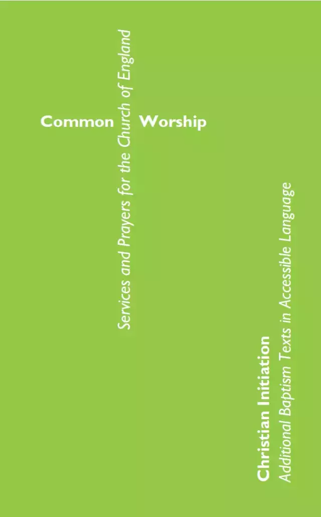 Common Worship Christian Initiation