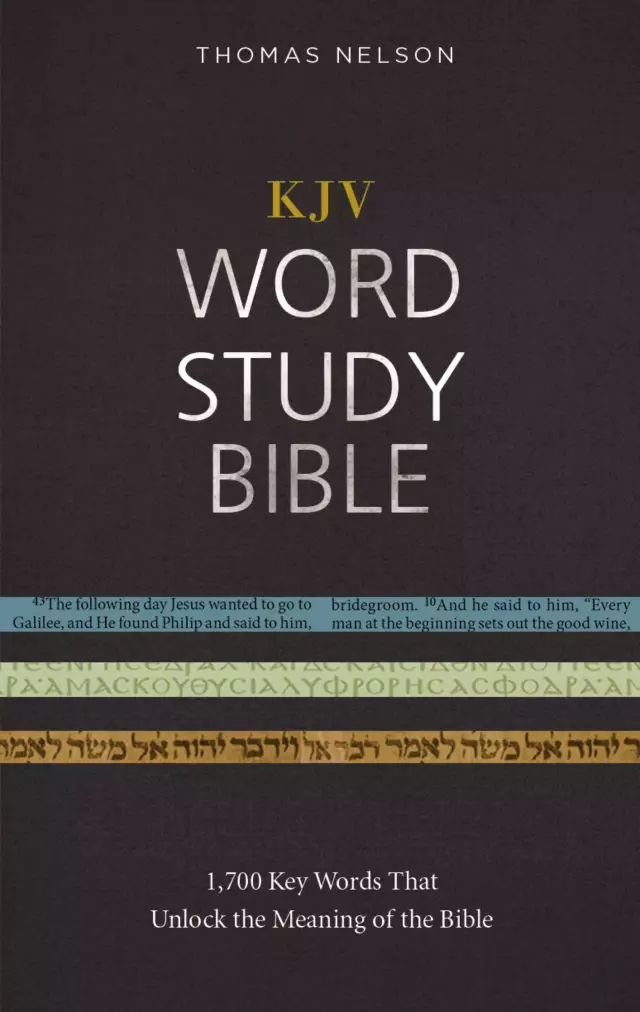 KJV, Word Study Bible, Hardcover, Red Letter