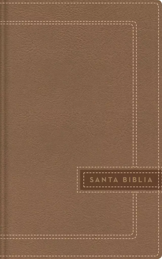 Biblia NBLA, Ultrafina, Letra Grande, Tamaño Manual, Leathersoft, Beige, Edición Letra Roja / Spanish Ultrathin Holy Bible, NBLA, Lg Print, Handy Size