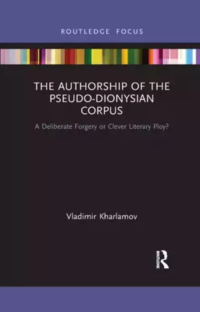 Authorship Of The Pseudo-dionysian Corpus