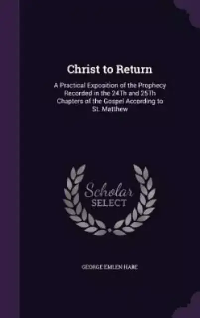Christ to Return