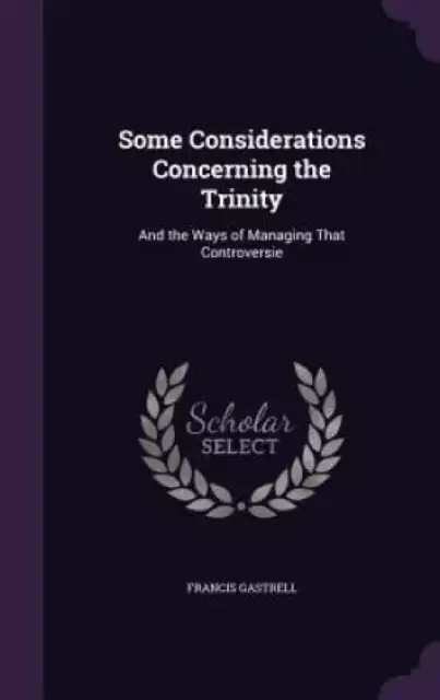 Some Considerations Concerning the Trinity