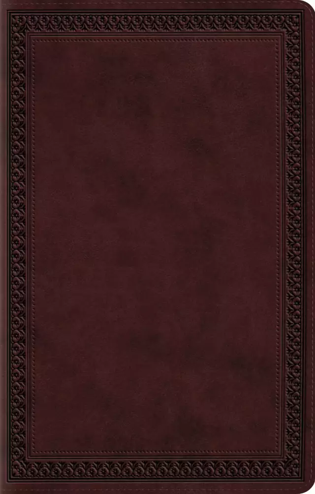 ESV Premium Gift Bible (TruTone, Mahogany, Border Design)