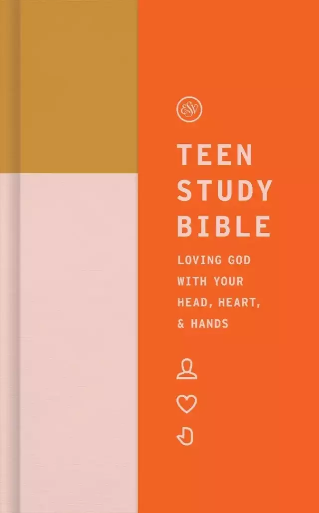 ESV Teen Study Bible (Hardcover, Desert Sun)