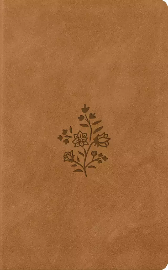 ESV Vest Pocket New Testament with Psalms and Proverbs (TruTone, Nubuck Caramel, Wildflower Design)