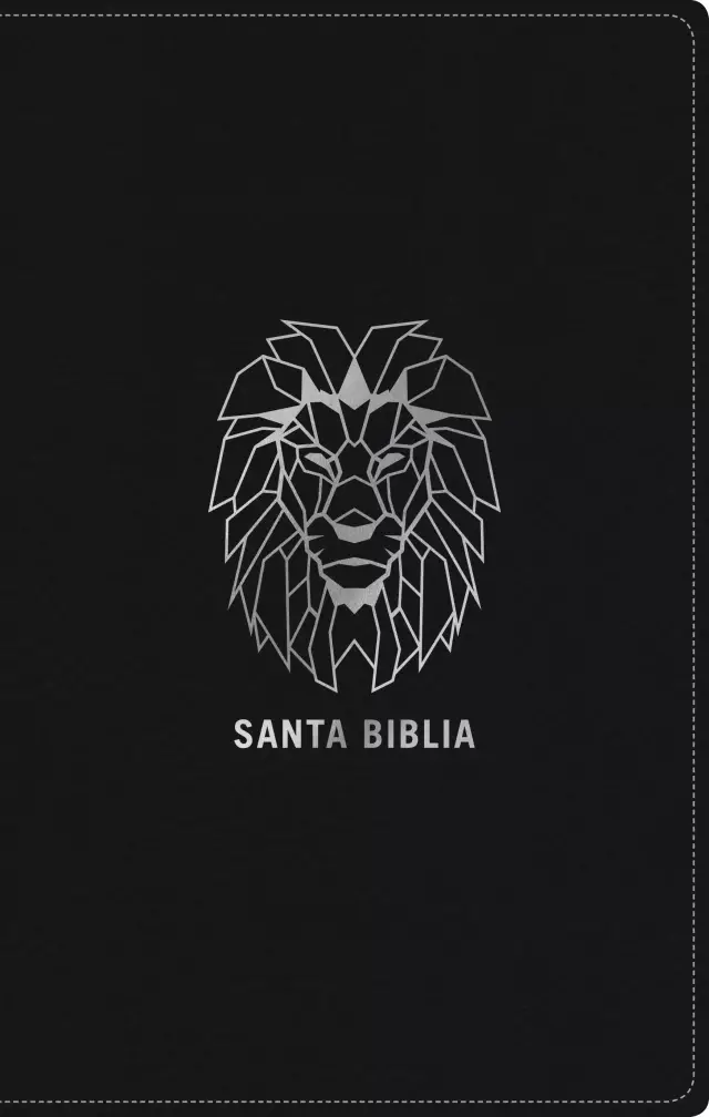 Santa Biblia NTV, Edición zíper, León (SentiPiel, Negro)